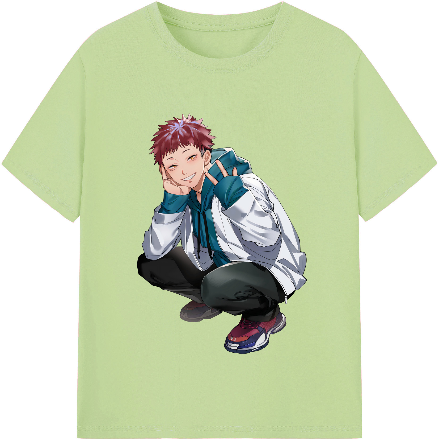 （画像用） 呪術廻戦 Jujutsu Kaisen 綿100％半袖Tシャツ（フロントプリント）